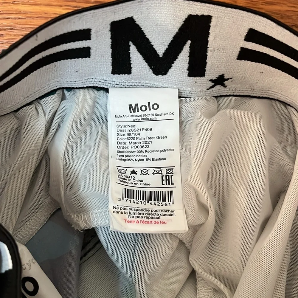 Molo Boy’s Swim Trunks Size 3/4